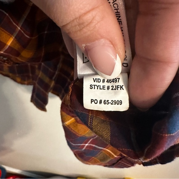 ORVIS Men's Plaid Button Down Size Large 100% Cotton Casual Mid-Weight Durable - Picture 8 of 10